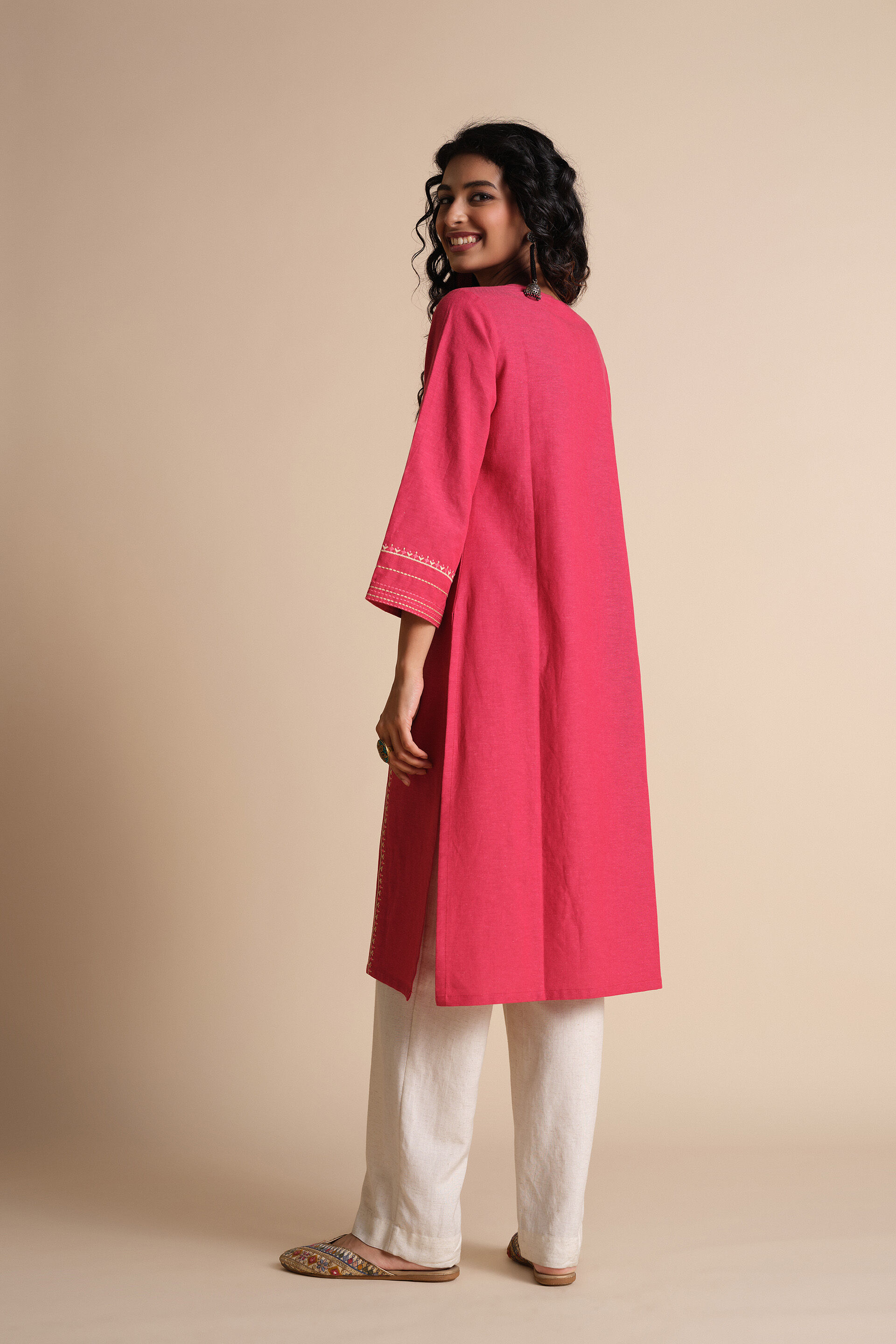 Guler Kurta, Red, image 5